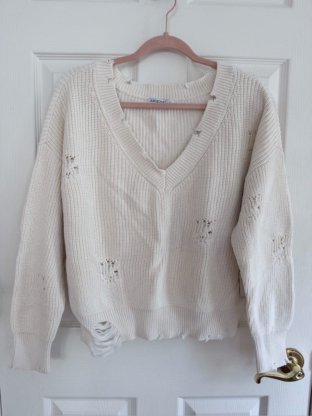 Arizona Jean Co. Distressed Sweater